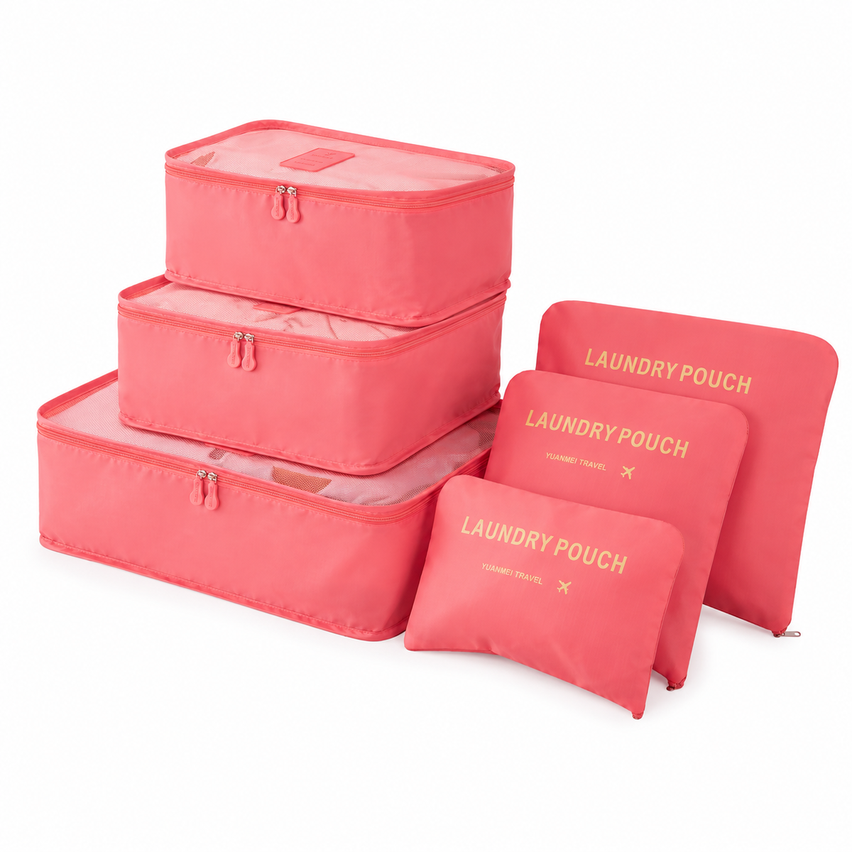 Navando 6-delige koffer organizers set