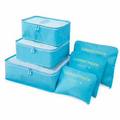Navando 6-delige koffer organizers set