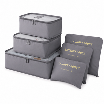 Navando 6-delige koffer organizers set