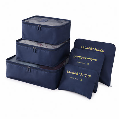 Navando 6-delige koffer organizers set