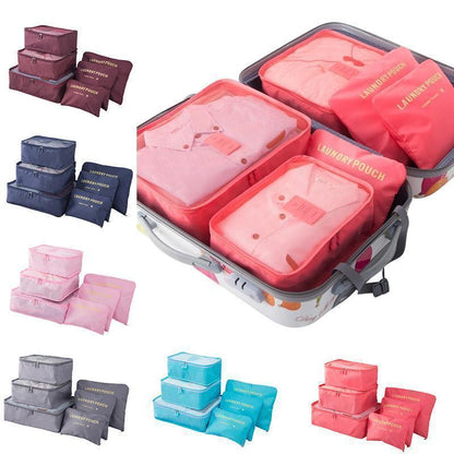 Navando 6-delige koffer organizers set