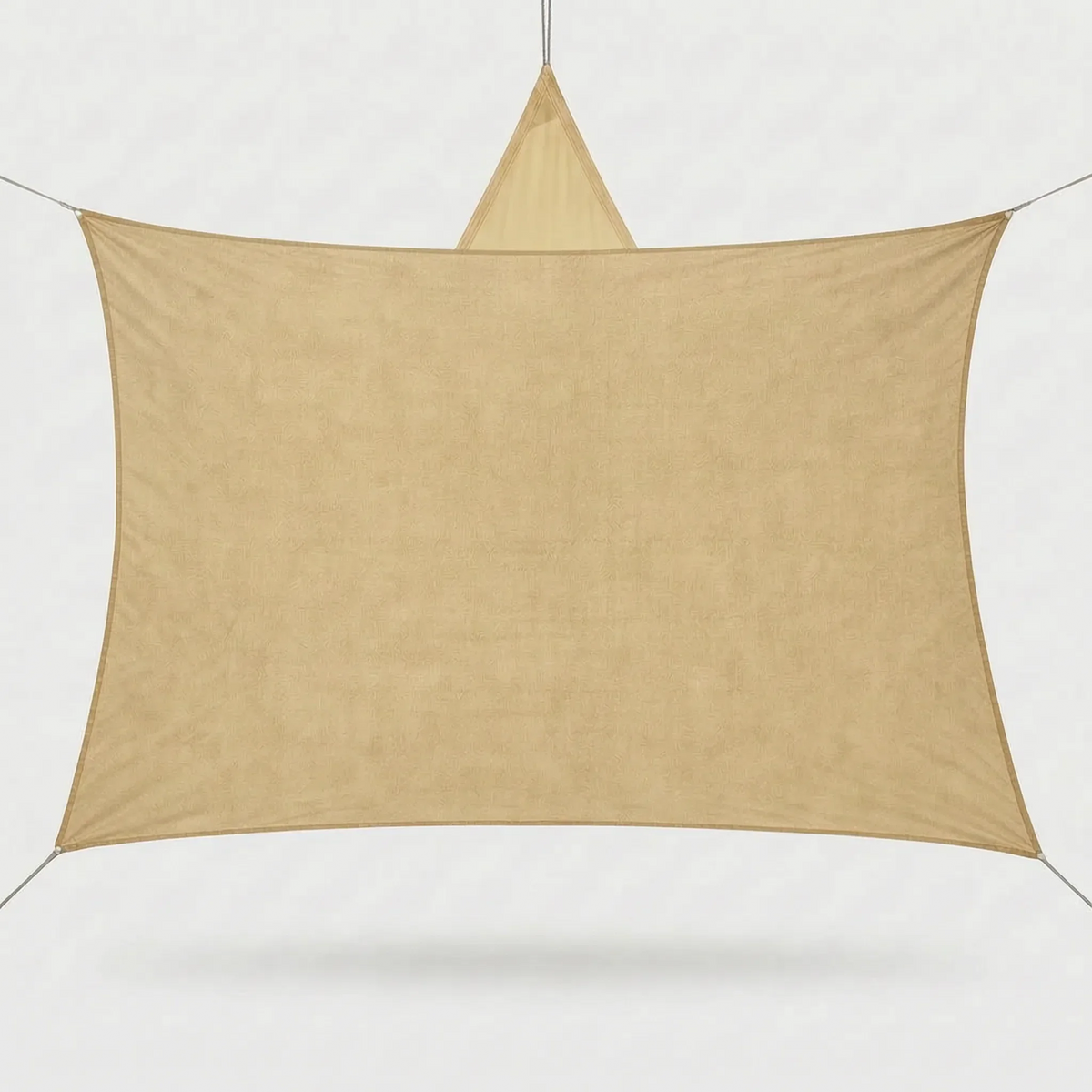 Zwevend gecoat schaduwdoek