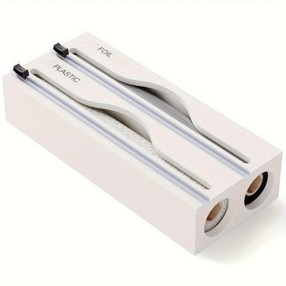 Bamboe 2-in-1 folie dispenser met snijder
