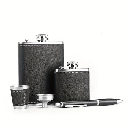 Luxe whisky heupfles cadeauset
