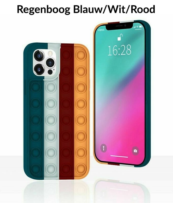 Pop It Fidget Toy TPU Hoesje voor iPhone 7 Plus / 8 Plus