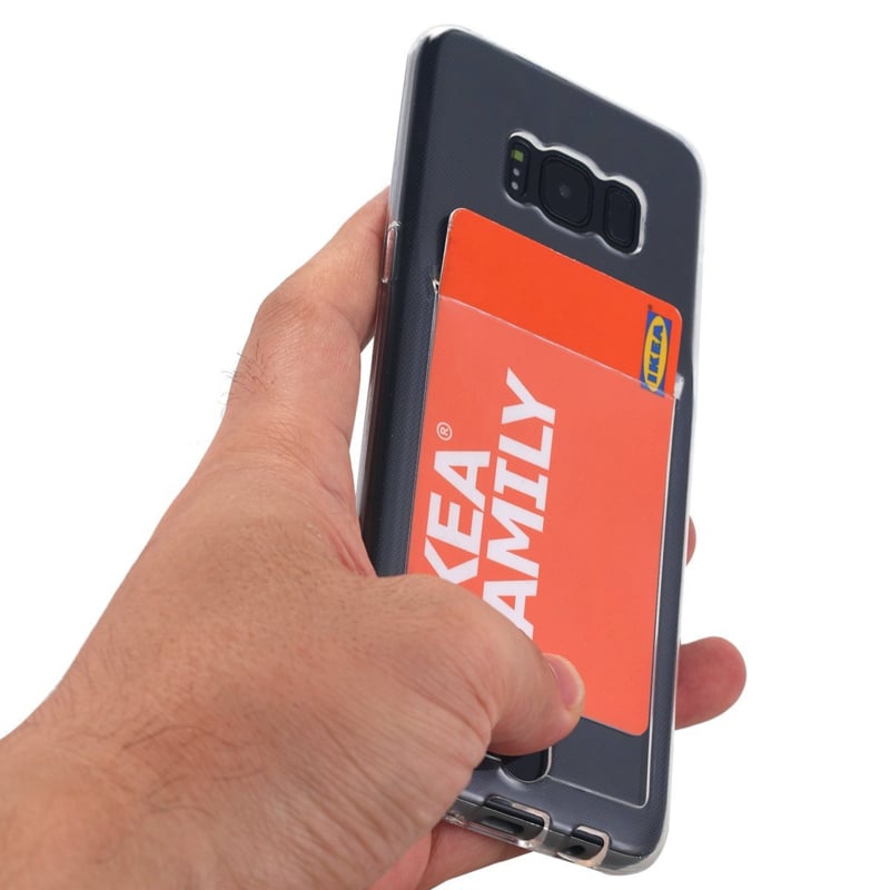 Galaxy S8 Plus TPU hoesje met pasjesvakje