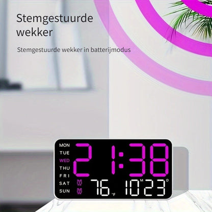 BrightSync digitale wandklok