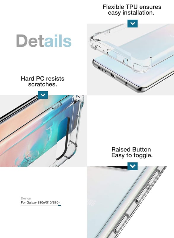 Galaxy S10 Ultra Hybrid Air Bumper hoesje