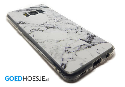 Samsung Galaxy S8 Plus marmer soft TPU hoesje