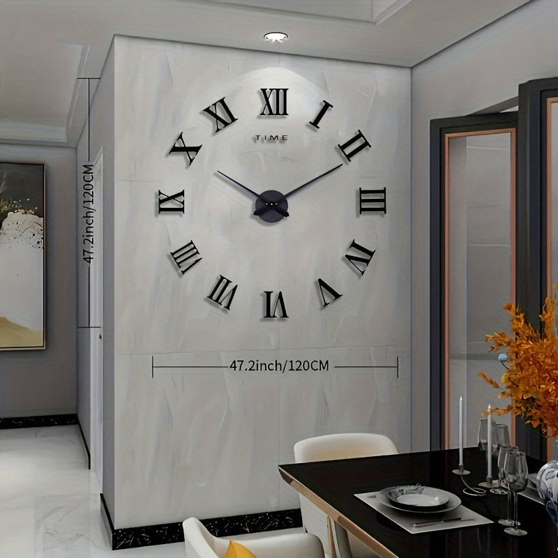 Glowtick XL moderne vintage wandklok