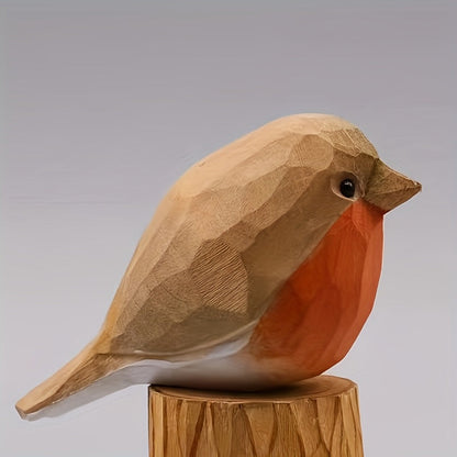 WoodRobin houten vogelbeeldje
