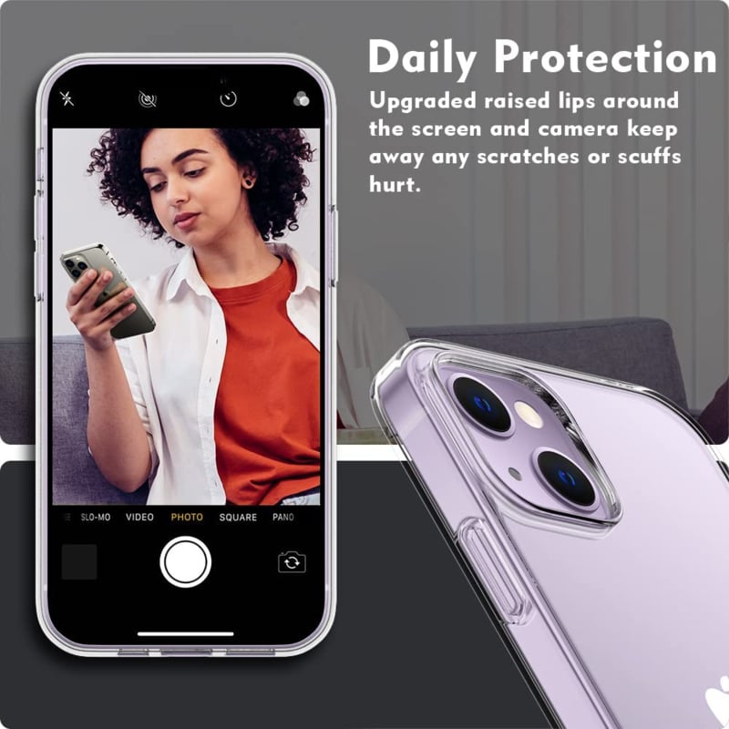 iPhone 14 / 16e / 17e Premium Soft TPU hoesje transparant