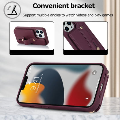 iPhone 16 Pro Max hoesje met pasjeshouder en draagkoord