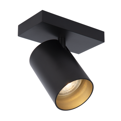 Lumio Nuo Plafondlamp Zwart Goud