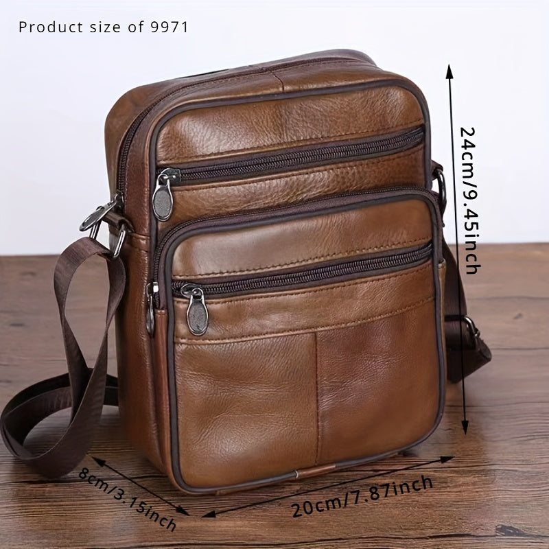 UrbanHide leren crossbody rughoes