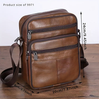 UrbanHide leren crossbody rughoes