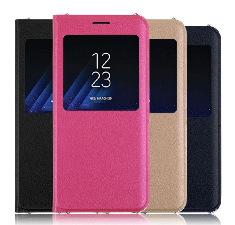 Samsung Galaxy A6 Plus (2018) Window View Flip Cover