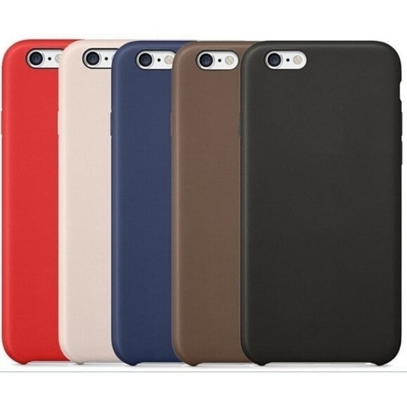 iPhone 6 Plus / 6S Plus Leren Back Cover Hoesje