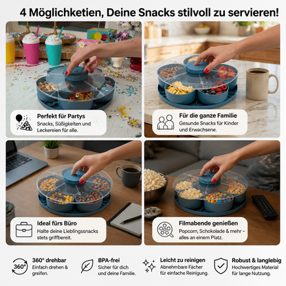 SnackSpin draaibare serveerschaal