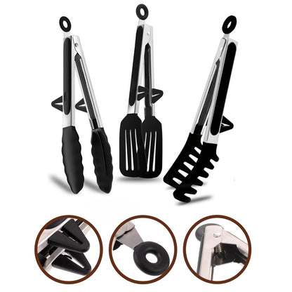 GripMaster hittebestendige BBQ-tangenset