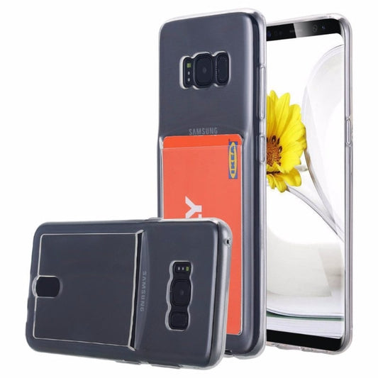 Galaxy S8 Plus TPU hoesje met pasjesvakje