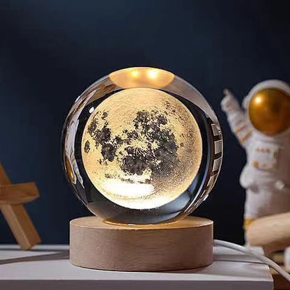 Lumio Orb 3D kristallen nachtlamp