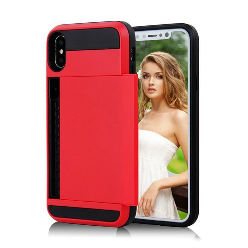 Slide Armor iPhone Xs Max hoesje met pashouder