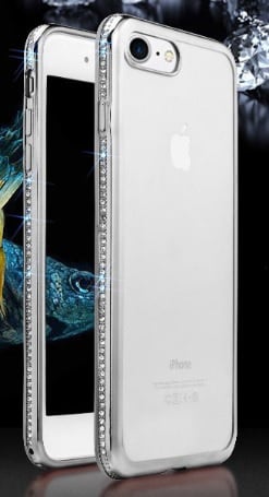 Bling strass-steentjes hoesje voor iPhone 7 / 8 / SE 2020