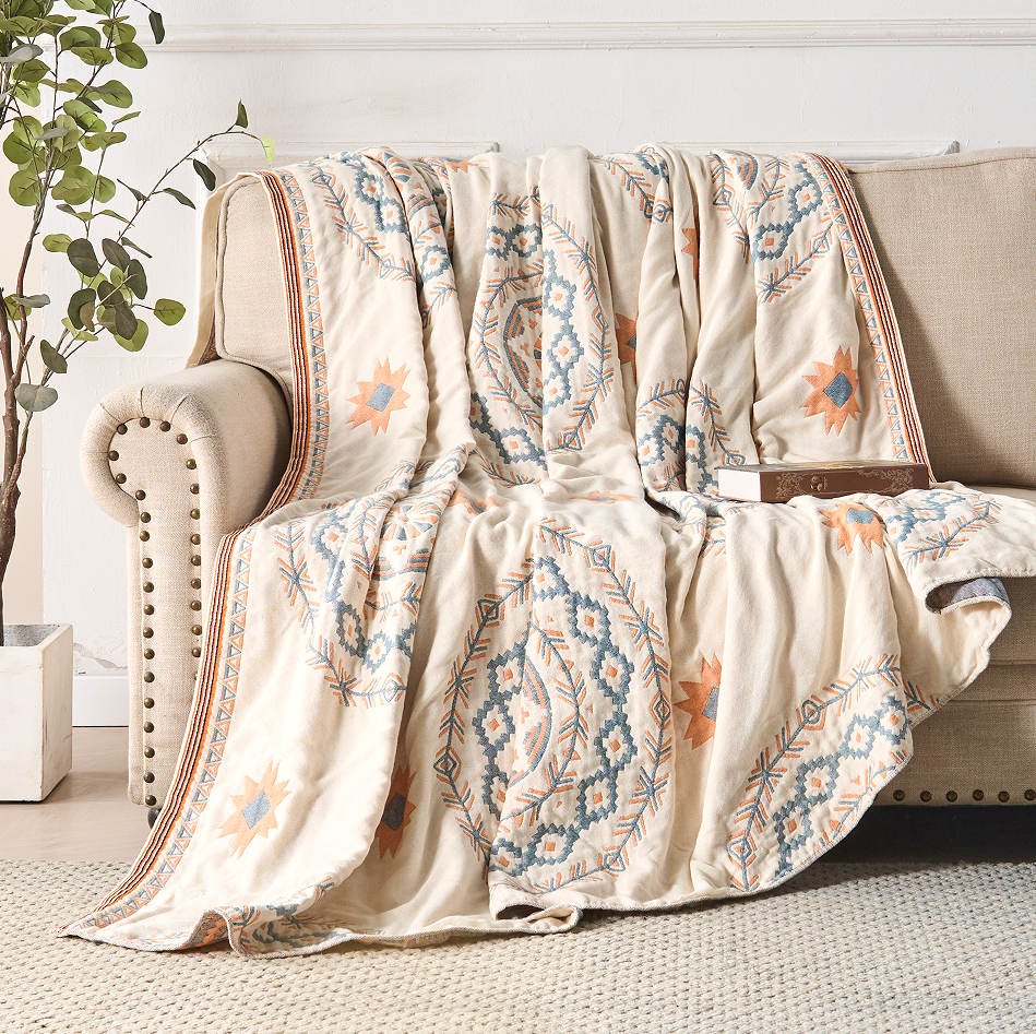 Mandala Boho katoenen plaid deken