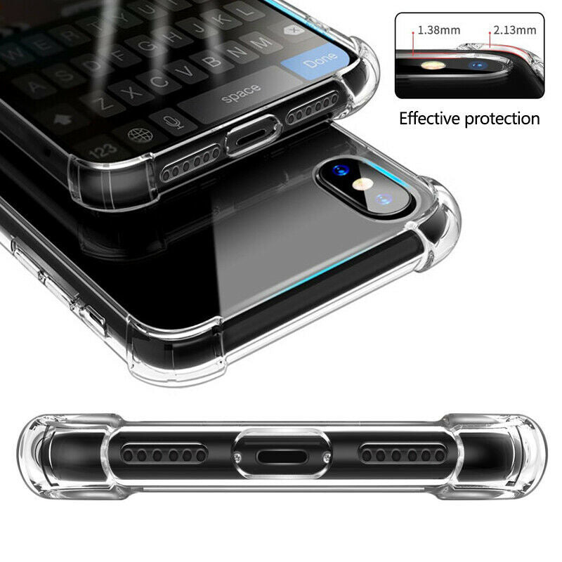Apple iPhone 11 Pro transparant TPU hoesje met pasjesvak