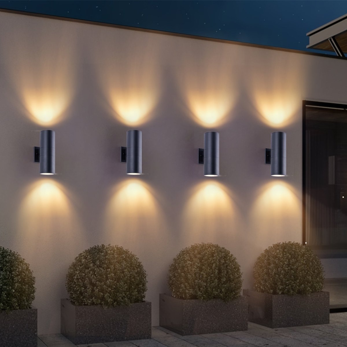 LUXFLOW buitenwandlamp met up-down verlichting
