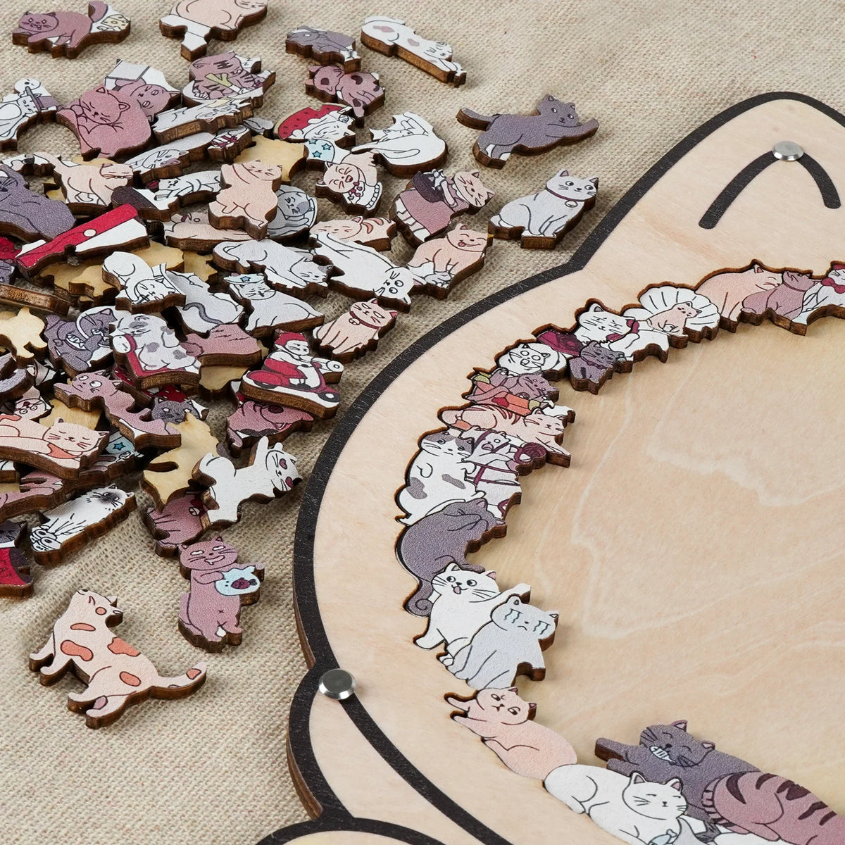 Purrzle houten kattenpuzzel