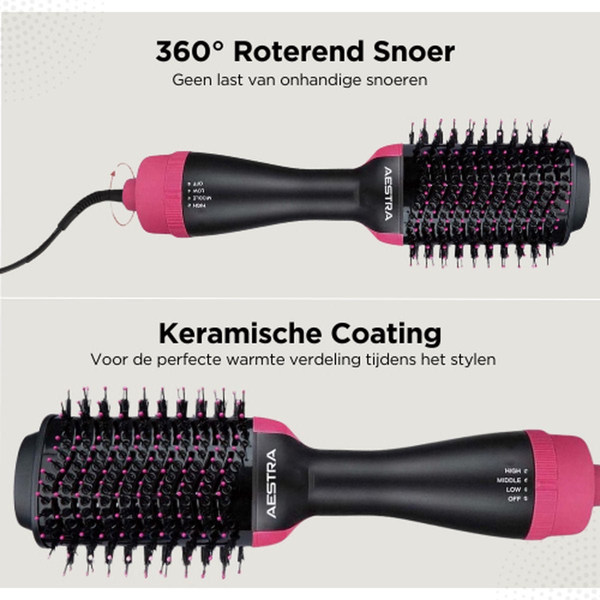 BorstelFöhn 2-in-1 föhnborstel