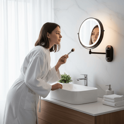 MAGNIFILUX oplaadbare LED-make-upspiegel