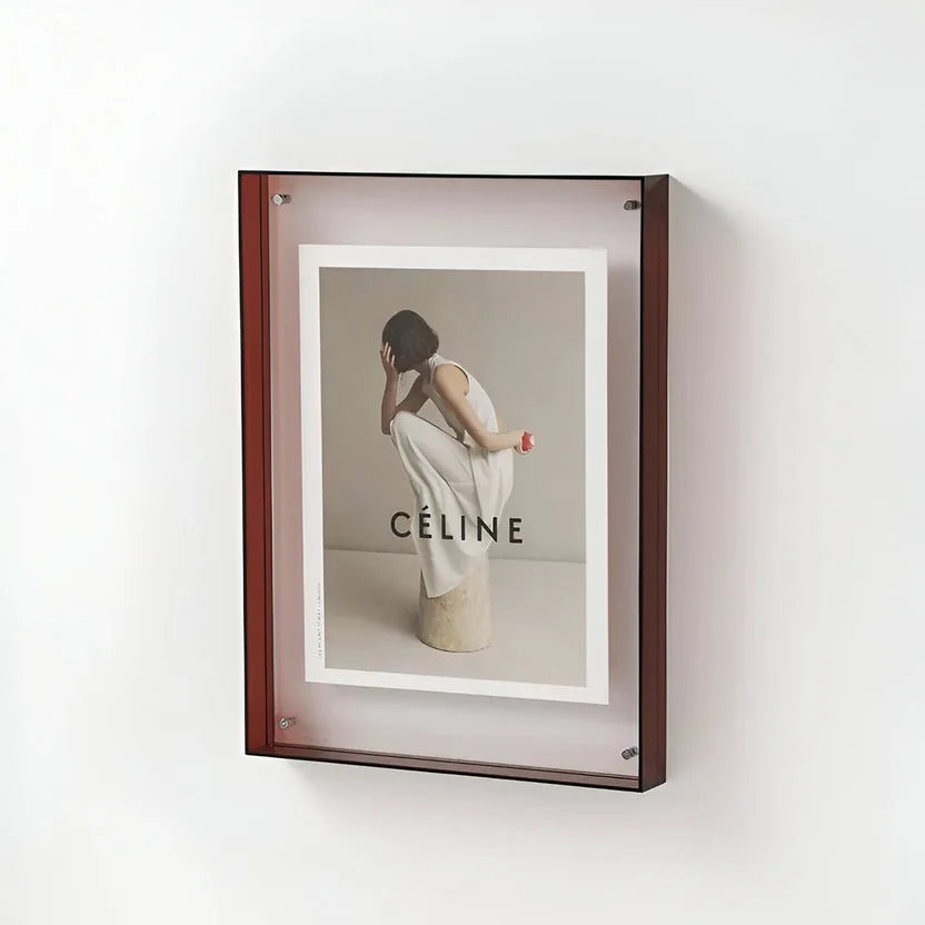 Helder acryl fotolijst minimalistische wandlijst