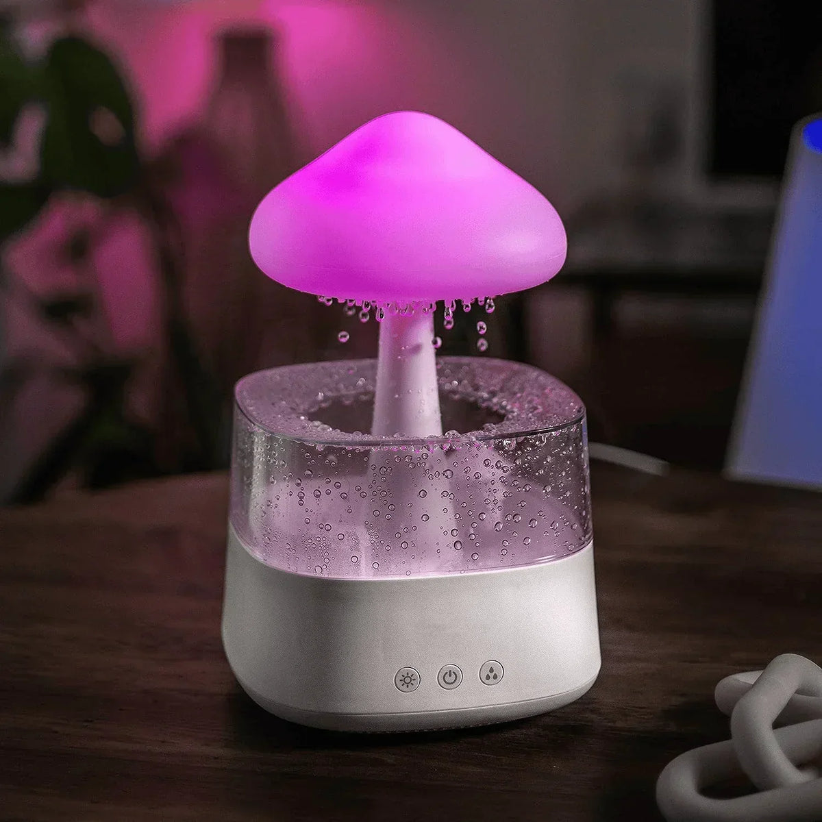 AromaGlow luchtbevochtiger met nachtlamp