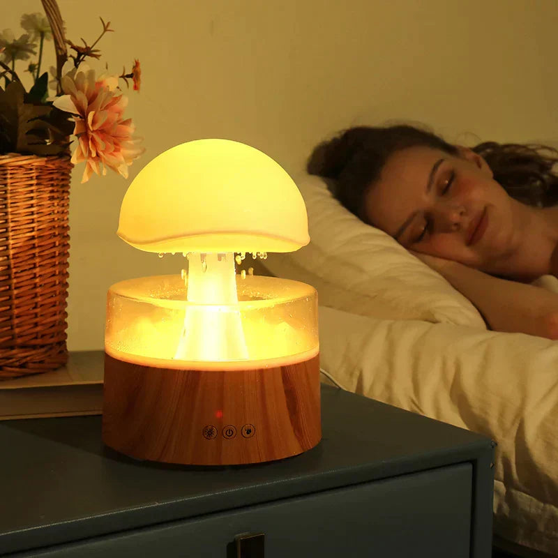 AromaGlow luchtbevochtiger met nachtlamp