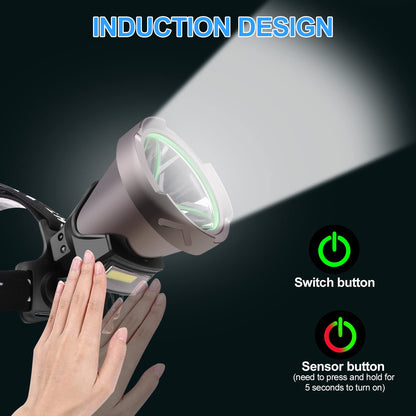 Oplaadbare LED-hoofdlamp 6201