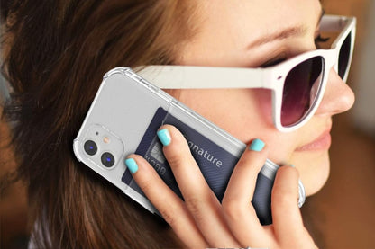 iPhone 12 Mini Transparant TPU Hoesje Met Pasjeshouder