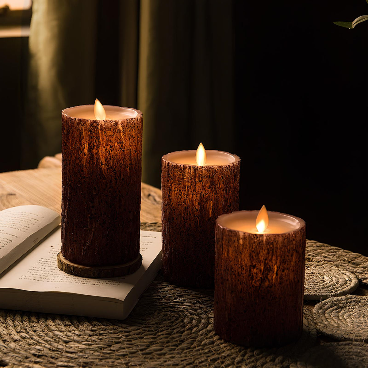 Lumio Autumn vuurloze led-kaars