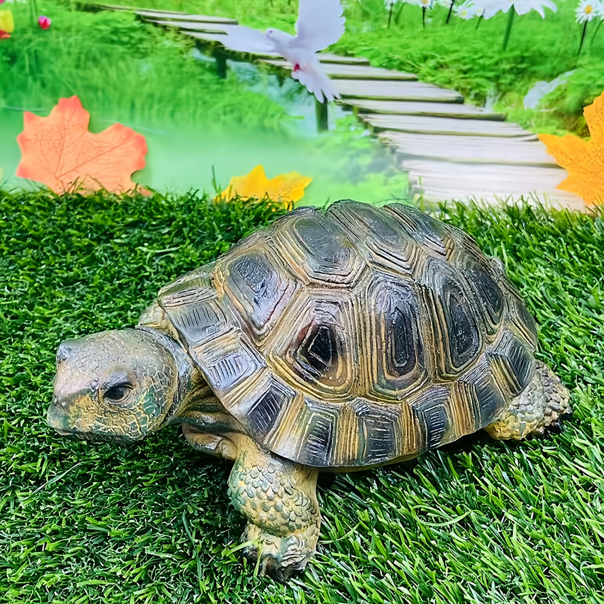 TurtleBloom decoratieve schildpadfiguur