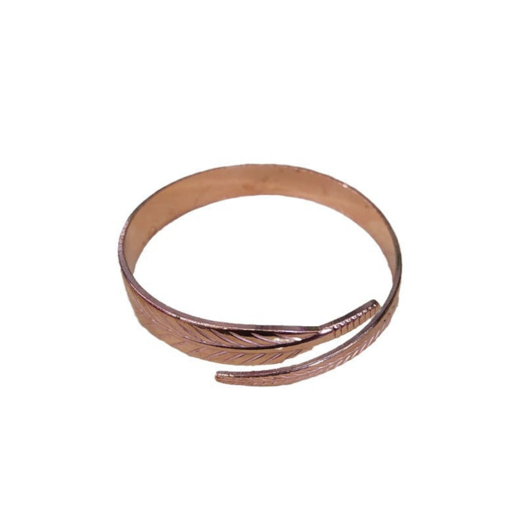 Retro dames armband met bladmotief