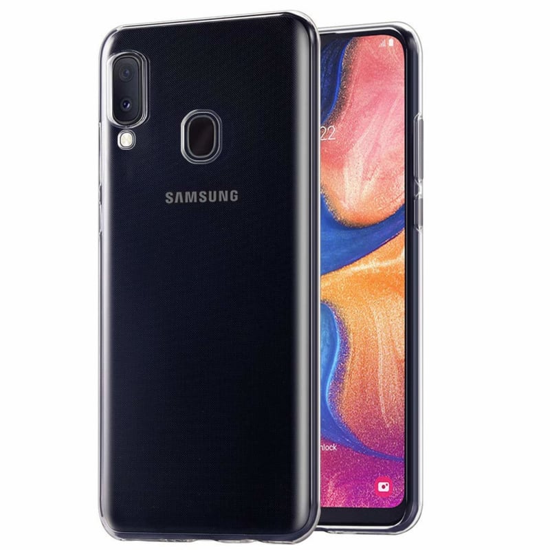 Galaxy A20E transparant soft TPU hoesje