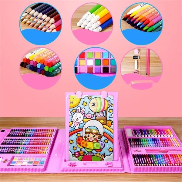ColorSet 208-delige kunstset voor kinderen