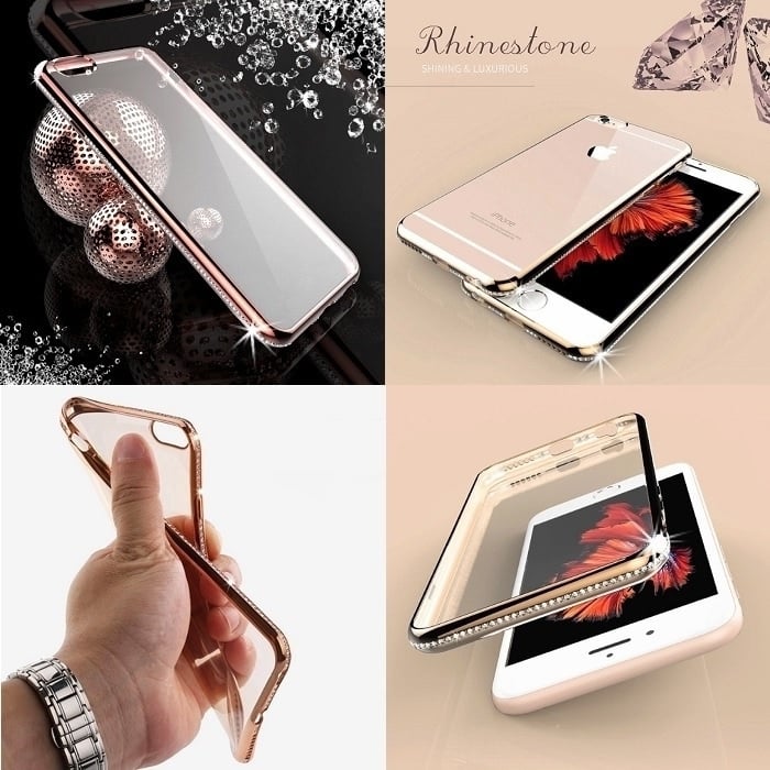 iPhone 6 / 6S Bling Hoesje Met Bergkristallen