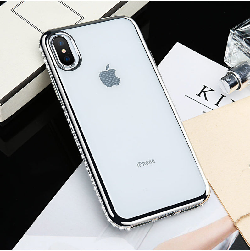 iPhone X / Xs Bling Hoesje met Bergkristallen