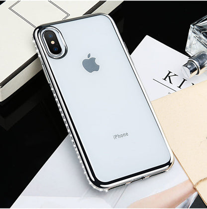 iPhone X / Xs Bling Hoesje met Bergkristallen