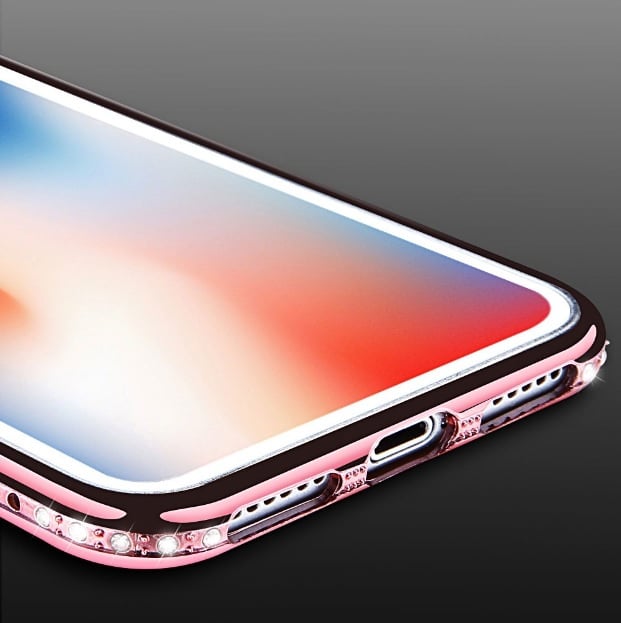 iPhone X / Xs Bling Hoesje met Bergkristallen
