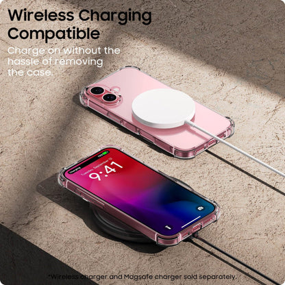 iPhone 16 transparant TPU schokbestendig hoesje