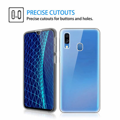 Galaxy A40 360° transparant TPU hoesje